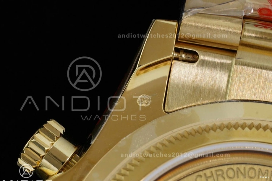 V9 on QF Edition 1:1 Best 126528LN QF4132 Le (Weighted) Mans Daytona YG Bracelet 0421